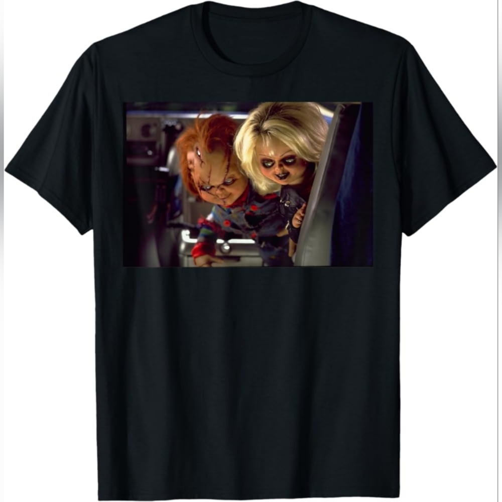 Bride Of Chucky, Chucky And Tiffany Shirt Mens XL